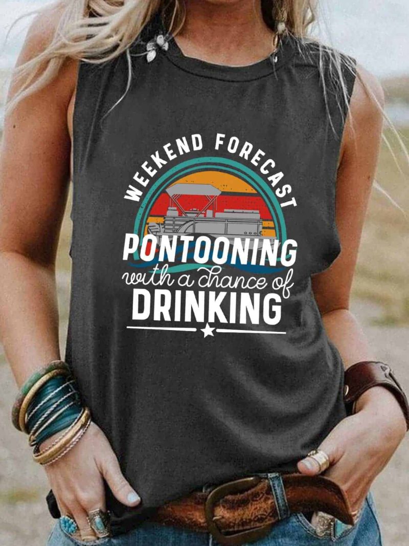 THP0005 Toperth Weekend Forecast Sleeveless Tank Top – Toperth