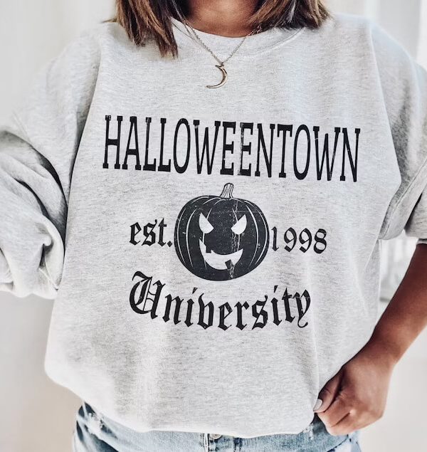 Toperth Halloweentown University Crewneck Sweatshirt