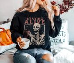 Toperth Halloween Staying Alive Sweatshirt
