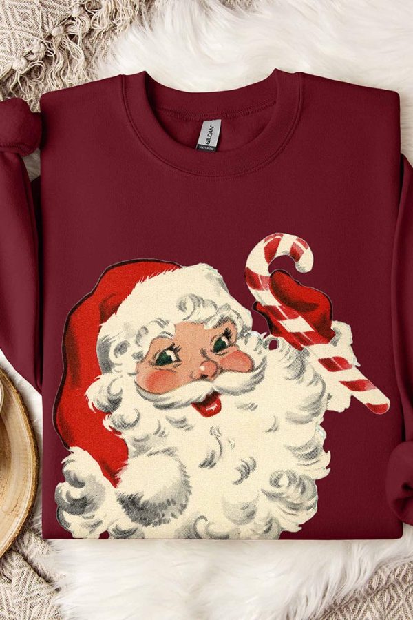 Toperth Christmas Retro Santa  Sweatshirts