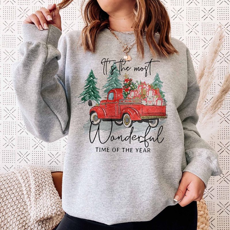 TH00622-24 Toperth It Is The Most Wonderful Time Of The Year Sweatshirt – Toperth