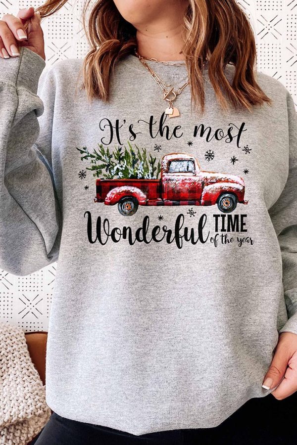 Toperth Christmas It is The Most Wonderful Time of The Year Sweatshirt