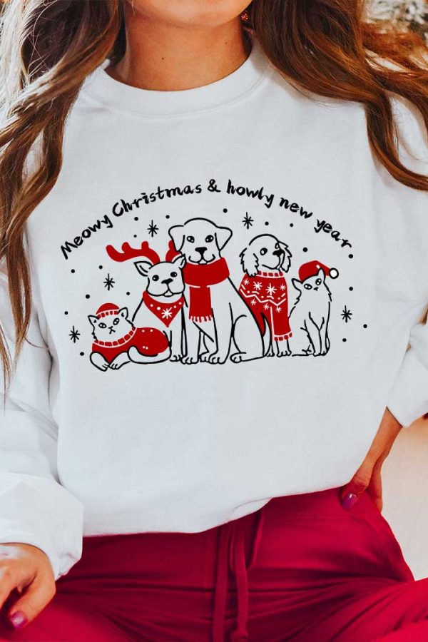 Toperth Merry Christmas & New Year Sweatshirt