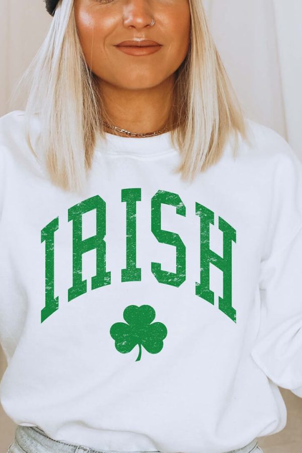 Toperth St. Patrick's Day Irish Clover Sweatshirt
