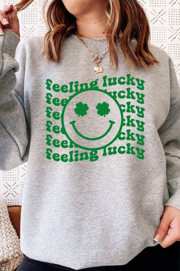 Toperth St. Patrick's Day Feeling Lucky Sweatshirt