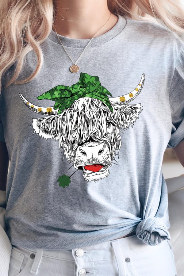 Toperth St. Patrick's Day Lucky Cow T-Shirt