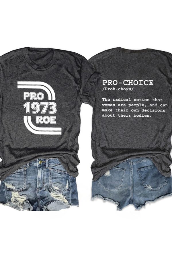 Toperth Pro Roe 1973 Pro-Choice Top Shirt