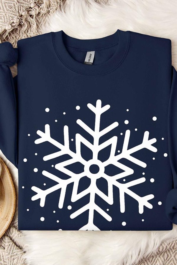 Toperth Christmas Snowflake Sweatshirts