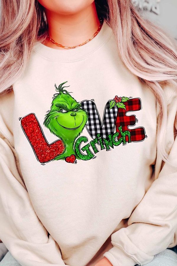 Toperth Grinch Love Christmas 
 Sweatshirt