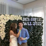 Toperth Emerald Satin Strapless Cowl-Back Maxi Dress photo review