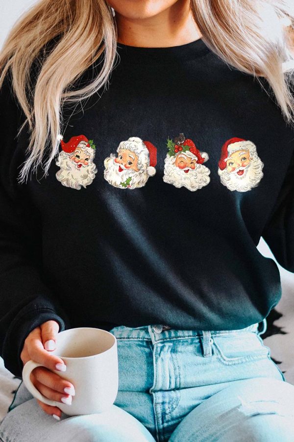Toperth Christmas Funny Santa Claus Sweatshirt