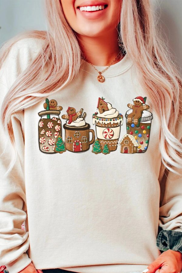 Toperth Gingerbread Christmas Coffee Sweatshirt