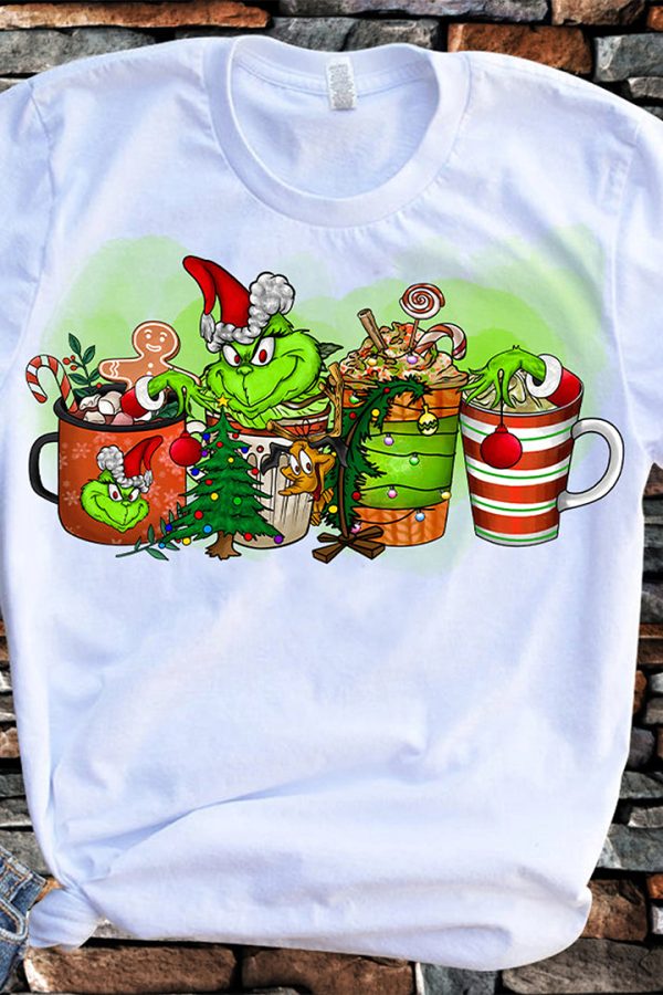 Toperth Christmas Grinch Coffee Drink T-Shirt