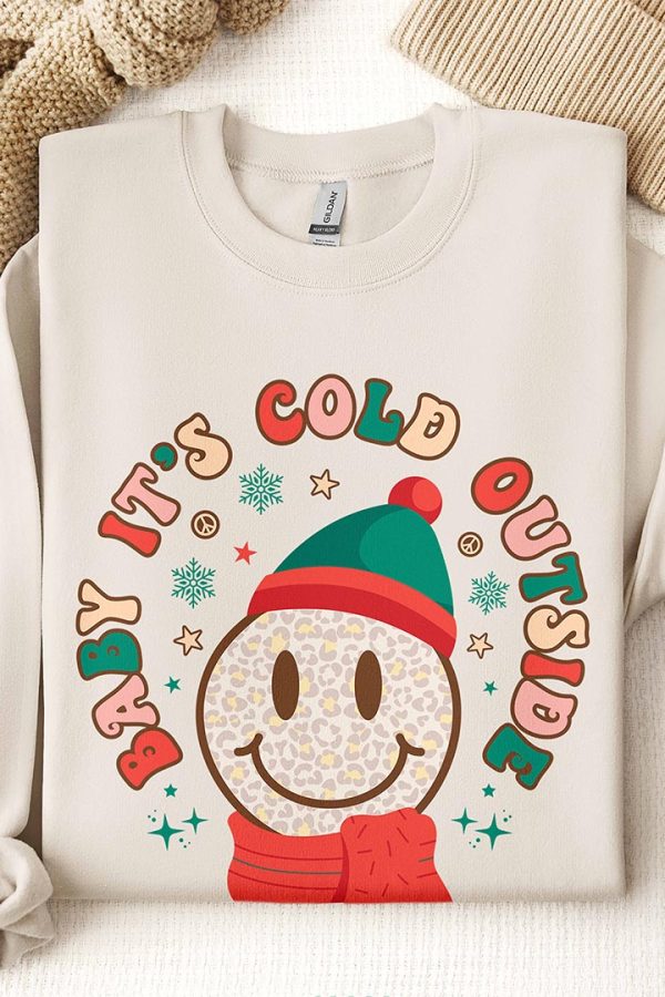 Toperth Christmas Baby Its Cold Outside  Sweatshirt