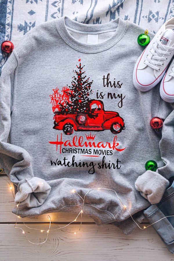 Toperth Christmas Movie Watching Sweatshirts