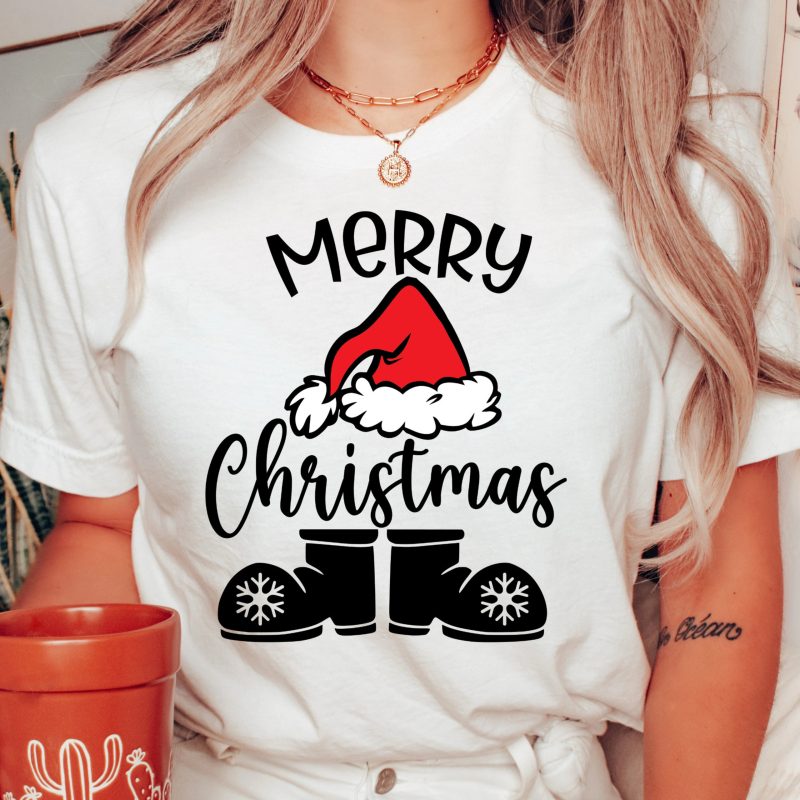 TH01308-1 Toperth Funny Merry Christmas T-Shirt – Toperth