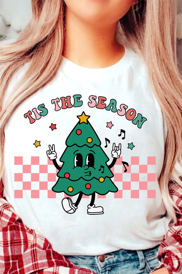 Toperth Tis the Season Christmas Tree T-Shirt