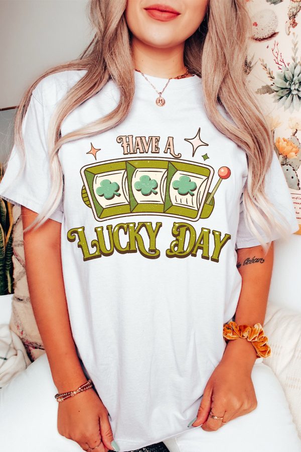Toperth Retro Have a Lucky Day St. Patrick's  Day  T-Shirt