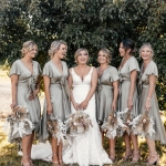 Toperth Satin Tie Knot High Low Midi Dress photo review