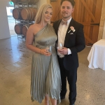 Toperth One-Shoulder Pleated Midi Dress photo review