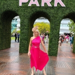 Toperth One-Shoulder Pleated Midi Dress photo review