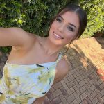 Toperth One-Shoulder Yellow Floral Maxi Dress photo review