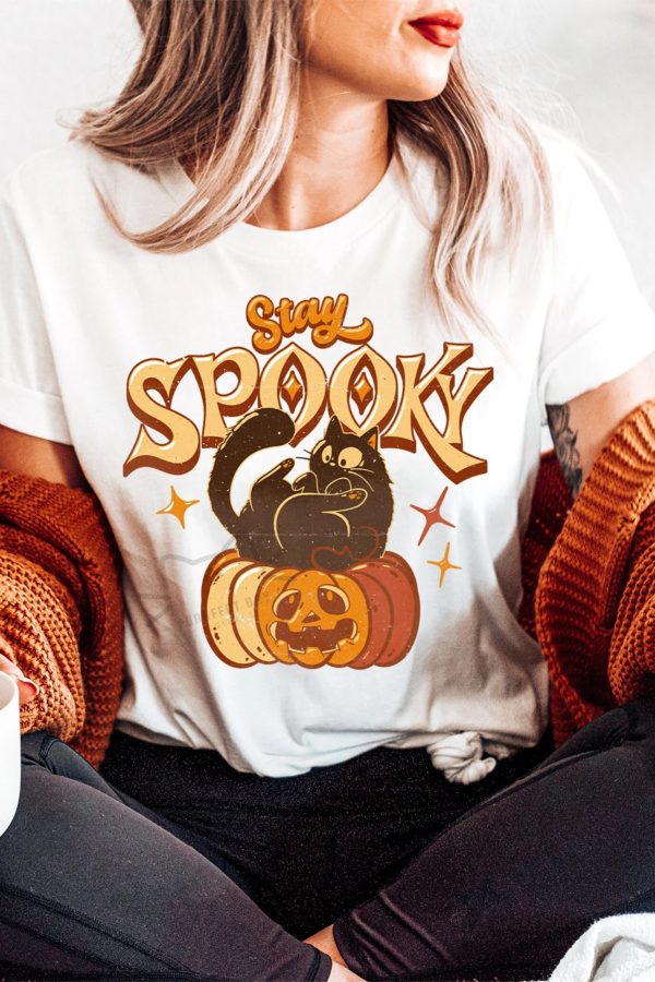 Toperth Halloween Ghost Heart T-Shirt