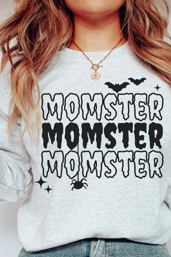 Toperth Momste Halloween Sweatshirt
