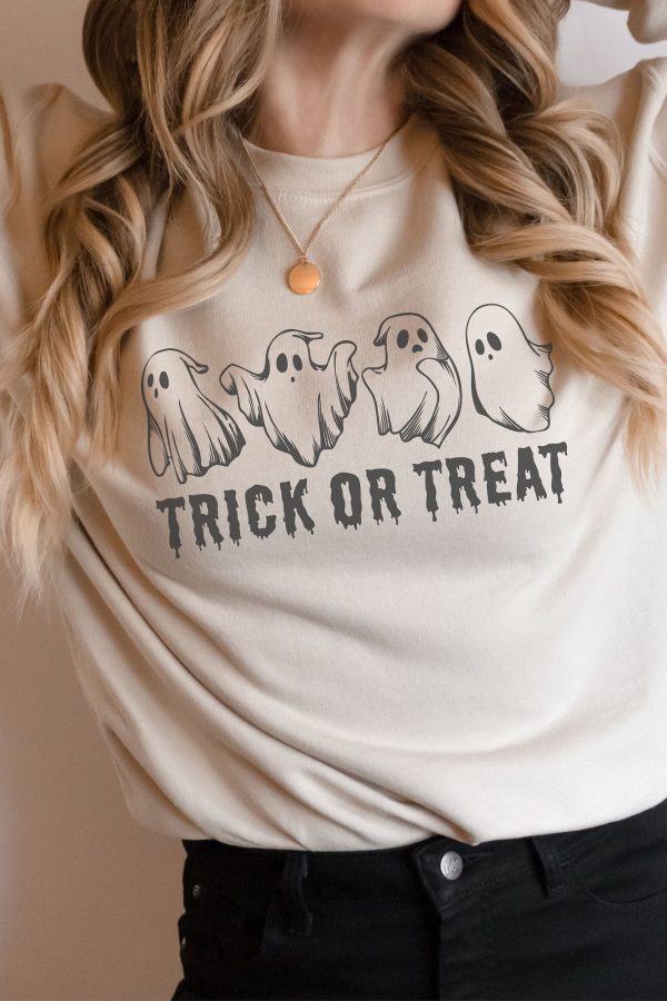 Toperth Trick or Treat Halloween Sweatshirt