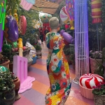 Toperth Open Back & Elastic Details Floral Print Maxi Dress photo review