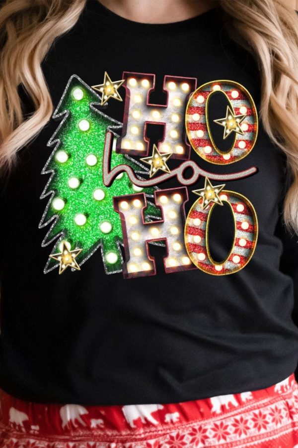 Toperth Christmas Ho Ho Ho Marquee Sweatshirt