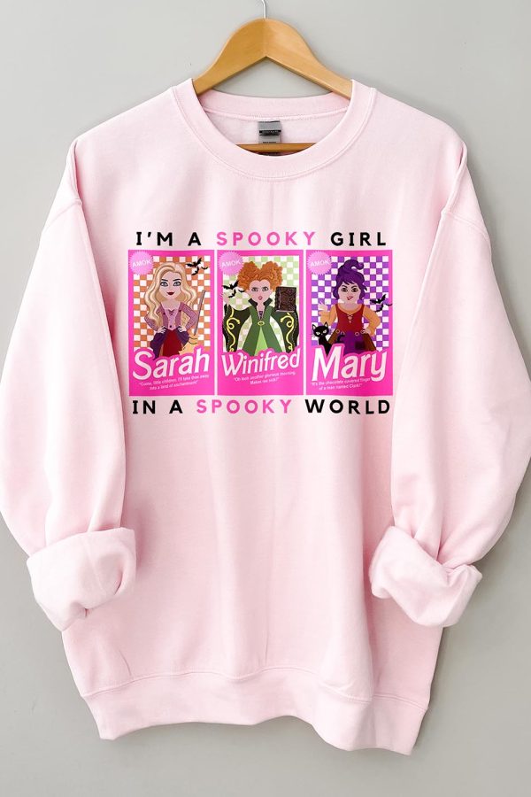 Toperth I'm A Spooky Girl In A Spooky World Sweatshirt