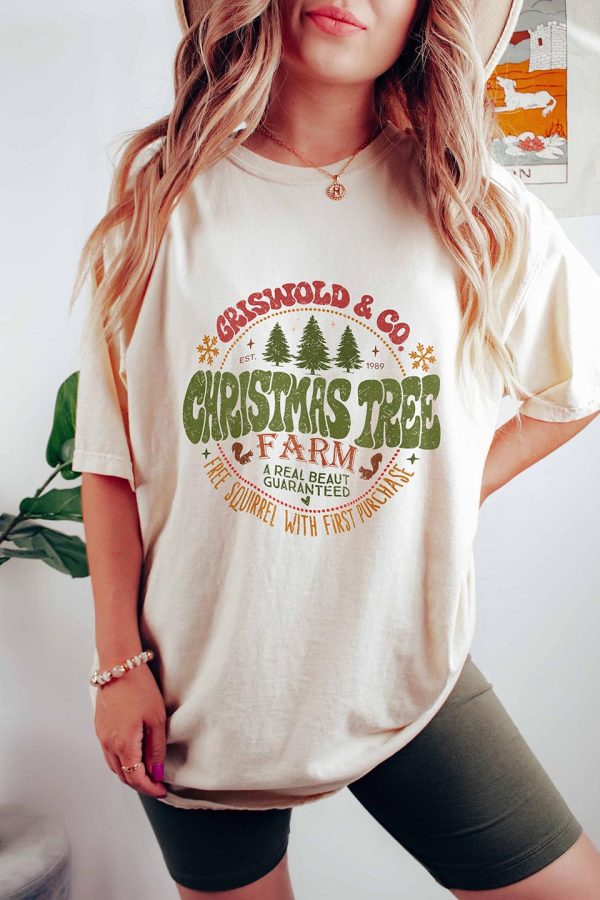 Toperth Retro Griswold & Co. Christmas Tree Farm T-Shirt