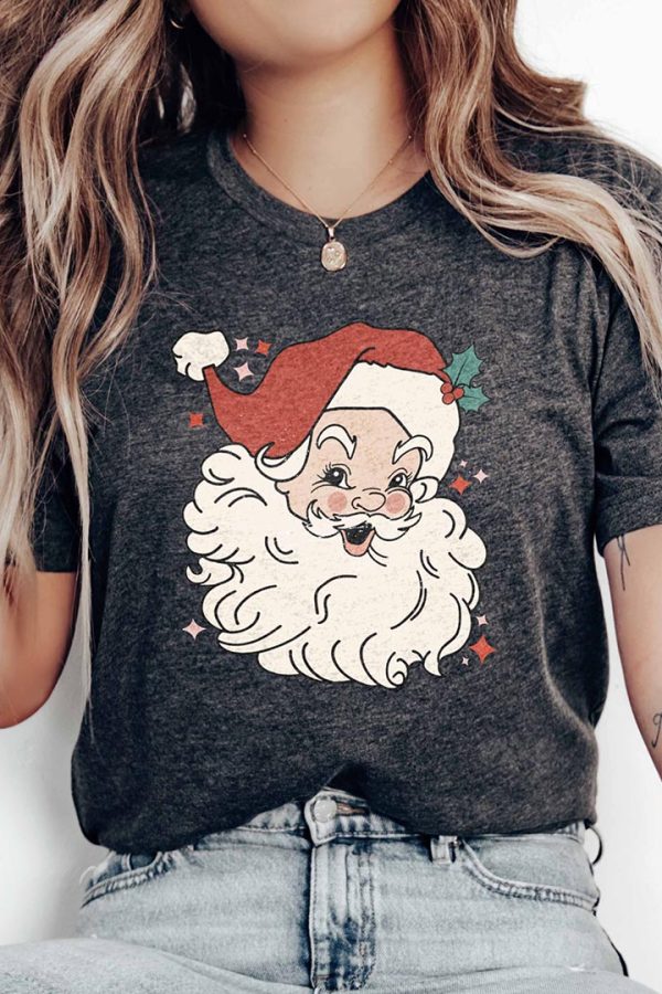 Toperth Retro Christmas Santa Baby T-Shirt