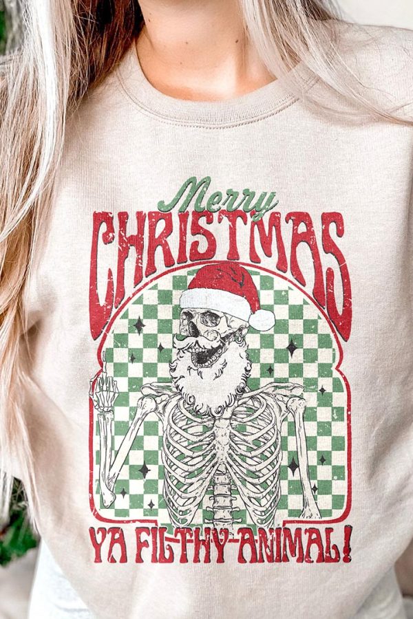 Toperth Merry Christmas Ya Filthy Animal Sweatshirt