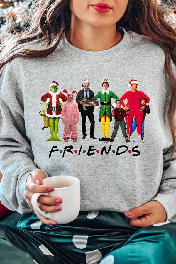 Toperth Christmas Party Friends Sweatshirt