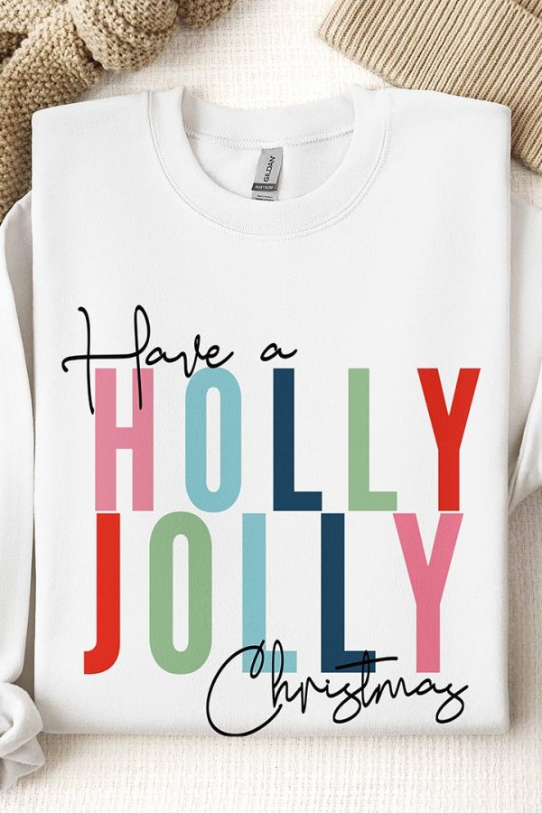 Toperth Christmas Have A Holly Jolly 
 Sweatshirt