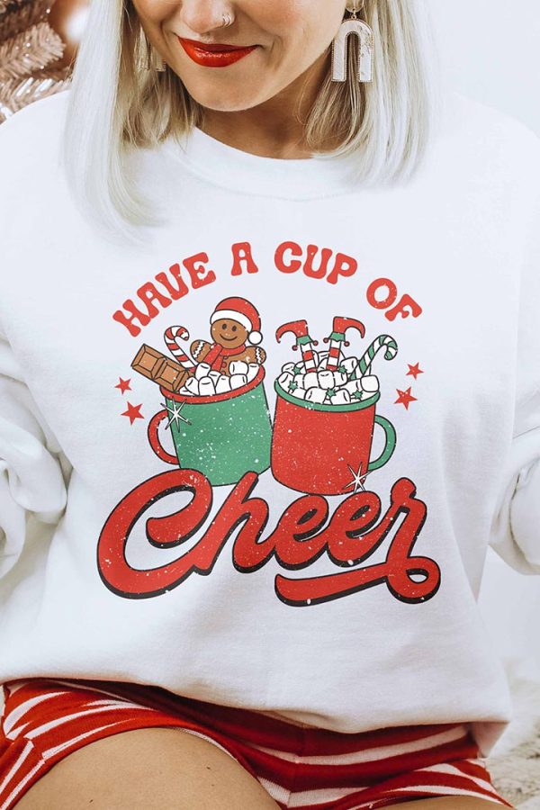 Toperth Have A Cup Of Cheer Christmas Sweatshirt