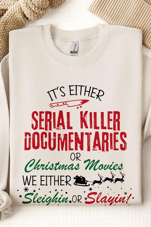 Toperth Dark Humor Horror Christmas Sweatshirt