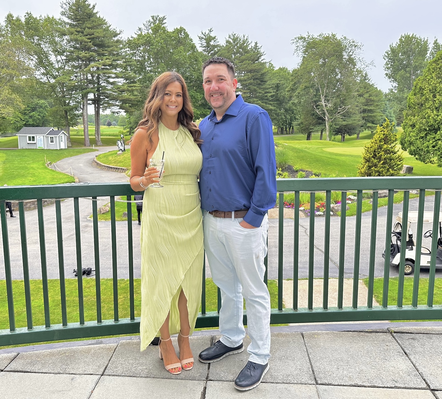 Toperth Green Elegant Pleated Asymmetrical Front Maxi Dress photo review