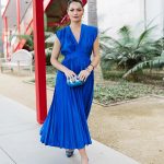 Toperth Deep V-Neck Back Tie Maxi Dress photo review