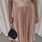 Toperth Deep V-Neck Back Tie Maxi Dress photo review