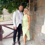 Toperth Green Elegant Pleated Asymmetrical Front Maxi Dress photo review