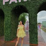 Toperth Yellow Strapless Tiered Ruffle Mini Dress photo review