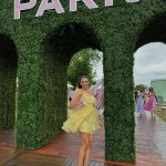 Toperth Yellow Strapless Tiered Ruffle Mini Dress photo review