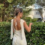 Toperth Yellow Embroidered Floral Tie Strap Maxi Dress photo review