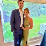 Toperth Olive Satin Halter Maxi Dress photo review