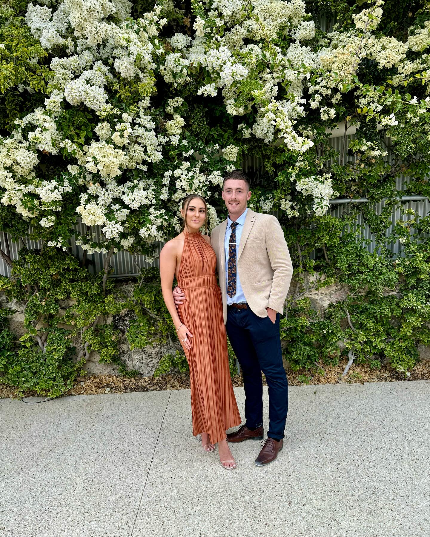 Click to view full screen Toperth Chocolate Pleated Halter Open-Back Maxi Dress photo review