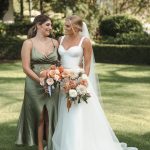 Toperth Olive Crossover Cowl Neck Ruched Midi Dress photo review