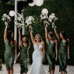 Toperth Olive Crossover Cowl Neck Ruched Midi Dress photo review